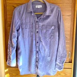 Madewell 100% cotton button down shirt